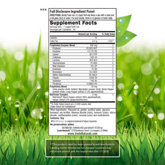Close-up of ingredient list on Irwin Naturals bottle