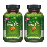 Irwin Naturals One-Per-Day Mega B12 1500mcg methylcobalamin bottle label