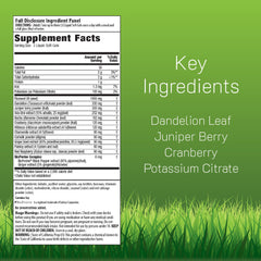 Irwin Naturals Bloat-Away pouring shot highlighting easy-to-swallow soft-gels.