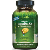 Hero image of Irwin Naturals Mega D3 & K2 Turmeric 60 softgels