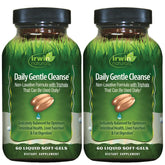 Irwin Naturals Daily Gentle Cleanse bottle front for daily digestive support.