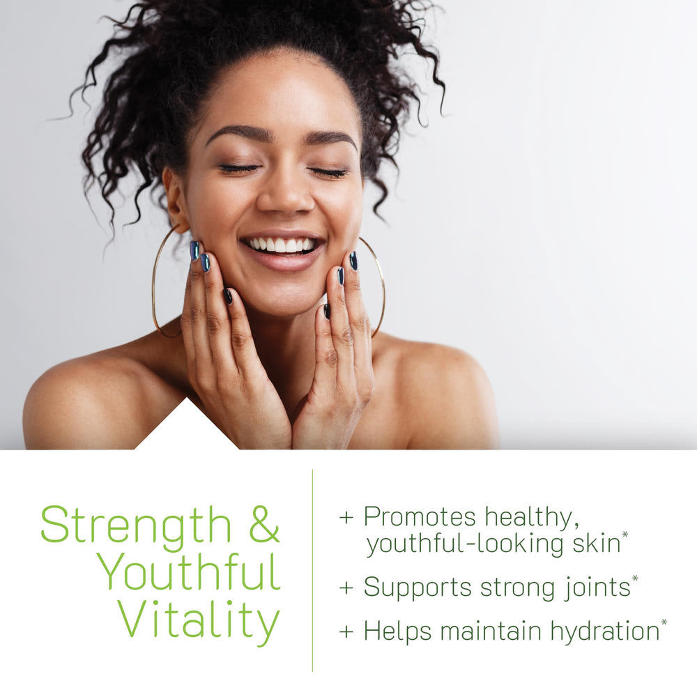 Irwin Naturals Deep Tissue Collagen-Pure bottle pour demonstrating convenient dosing