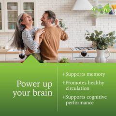 Close-up of Ginkgo Biloba 240mg softgels