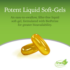 Close-up of softgels from the Ginkgo Smart bottle