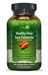 Illustration of beta-sitosterol, pumpkin seed oil and saw palmetto ingredients