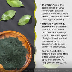 Ingredients including EGCG and guarana