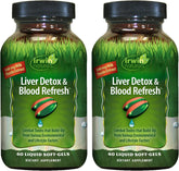 Irwin Naturals Liver Detox bottle view for easy daily wellness support.