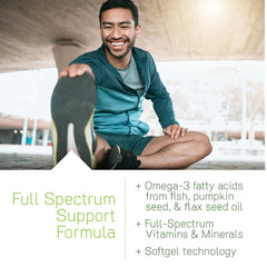 Ingredients overview for Irwin Naturals Men's Living Green Liquid-Gel Multi