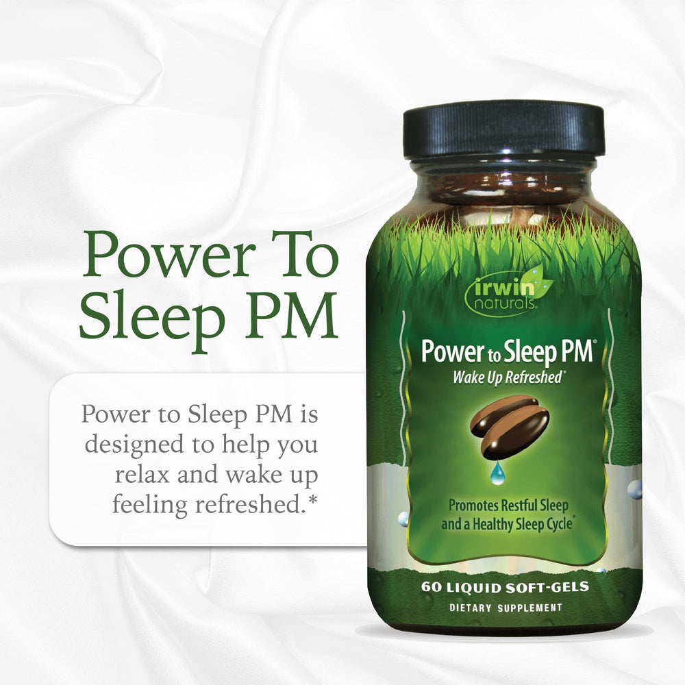 Valerian root and ashwagandha featured in Power to Sleep PM