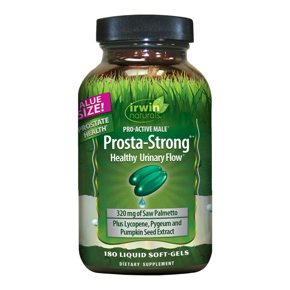 Front label of Irwin Naturals Prosta-Strong 180 liquid softgels
