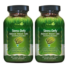 Irwin Naturals Stress-Defy bottle front label