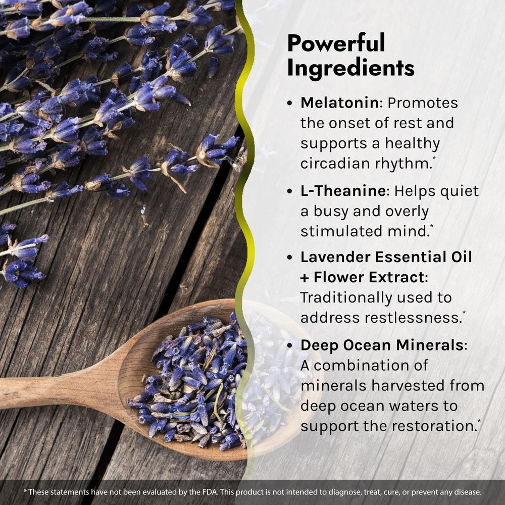 Melatonin illustration accompanying the formula