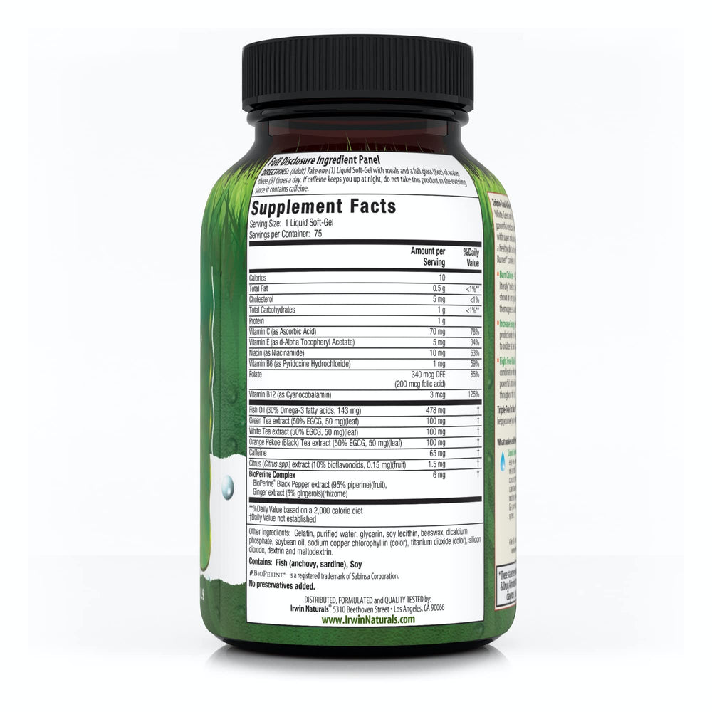 Close-up of Triple Tea blend: White Tea, Green Tea, Black Tea