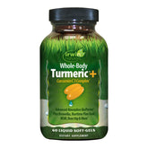 Irwin Naturals Whole-Body Turmeric+ bottle with 60 liquid softgels