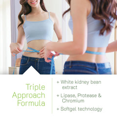 Irwin Naturals white kidney bean ingredient visual highlighting carb management potential