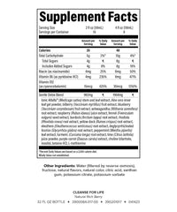 Isagenix Cleanse for Life bottle side view showcasing wellness-friendly label