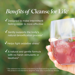 Isagenix Cleanse for Life powder dissolving in water demonstrates easy daily use.