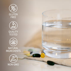 Isagenix Complete Essentials Daily Pack antioxidants image emphasizing vitamins A, C, E for oxidative stress support.