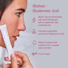 Hydrate stick dissolving with powder dispersing in water