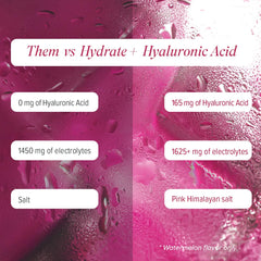 Glass showing natural pink hue from beet juice powder