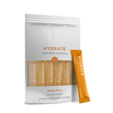 Isagenix Hydrate Orange flavor single-serving stick packet
