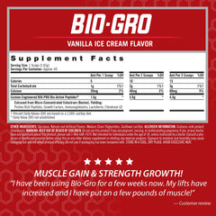 iSatori BIO-GRO scoop demonstrates convenient protein synthesis for post-workout recovery.