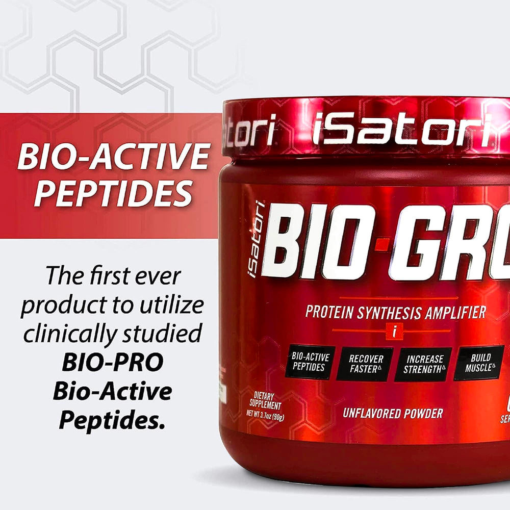 isatori BIO-GRO shake glass ready for a recovery drink after training