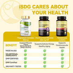 Ingredients panel for ISDG Nattokinase 4000 FU