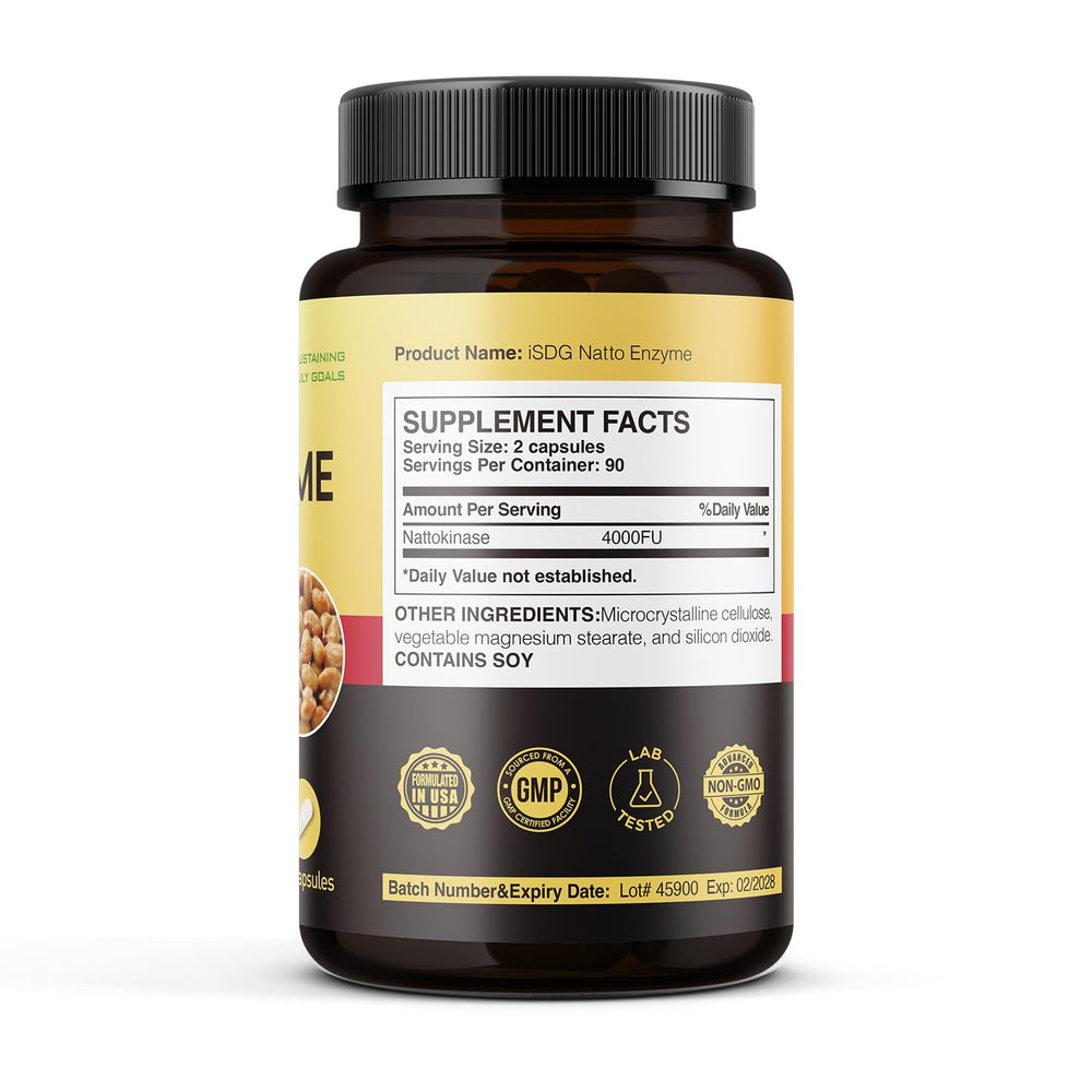 ISDG Nattokinase 4000 FU packaging promotional image