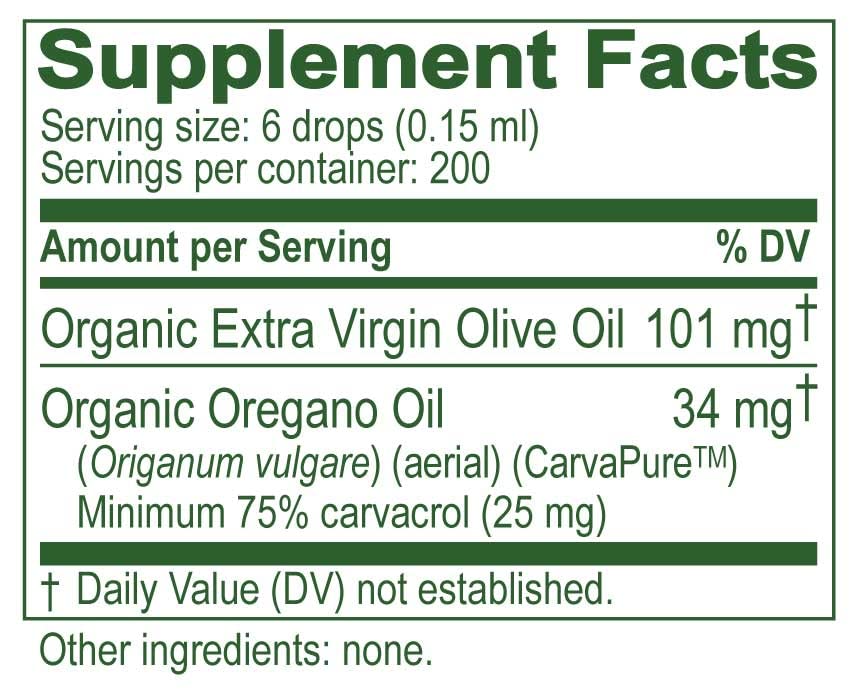 Polyphenol rich wild oregano oil blend