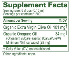 Polyphenol rich wild oregano oil blend