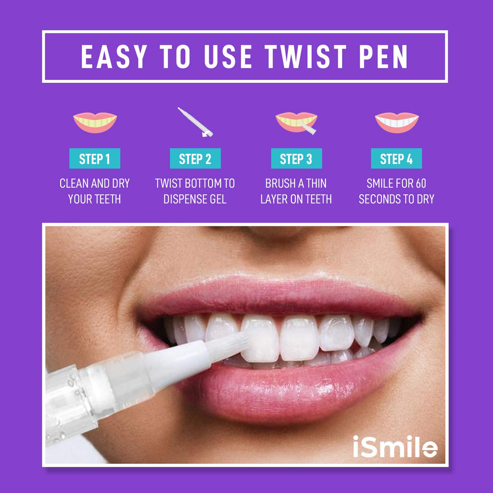 iSmile whitening pen packaging and kit