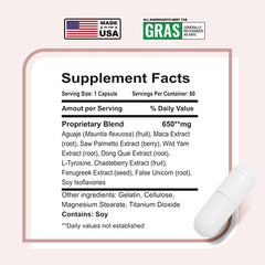 Full packaging set mockup showing bottle and box for IsoSensuals Curve Butt Pills