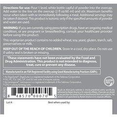 Powder-to-liquid mixing with water in a glass