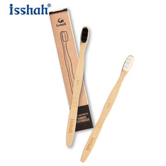 Bamboo toothbrush under water to demonstrate water resistance