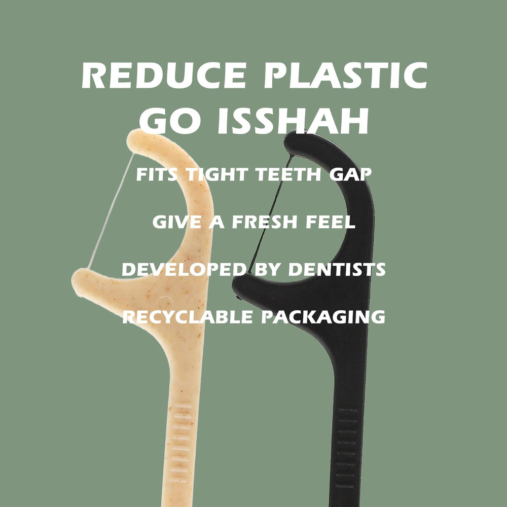 Textured pick design cleans between teeth