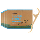 Isshah mint dental floss picks in package 200 count
