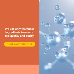 ISURA testing seal indicating non-GMO and purity