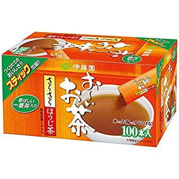 Itoen Oi Ocha Japanese Green Tea Hojicha powder roasted tea 100pcs