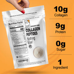 Hydrolyzed collagen peptides dissolve quickly in liquid