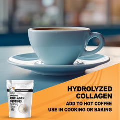 Type I and III collagen label on It's Just packaging