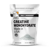 It's Just! Creatine Monohydrate canister front view (200g)