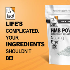 Keto-friendly badge for It's Just! HMB Powder 250g