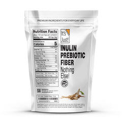 Close-up of Inulin powder from chicory root