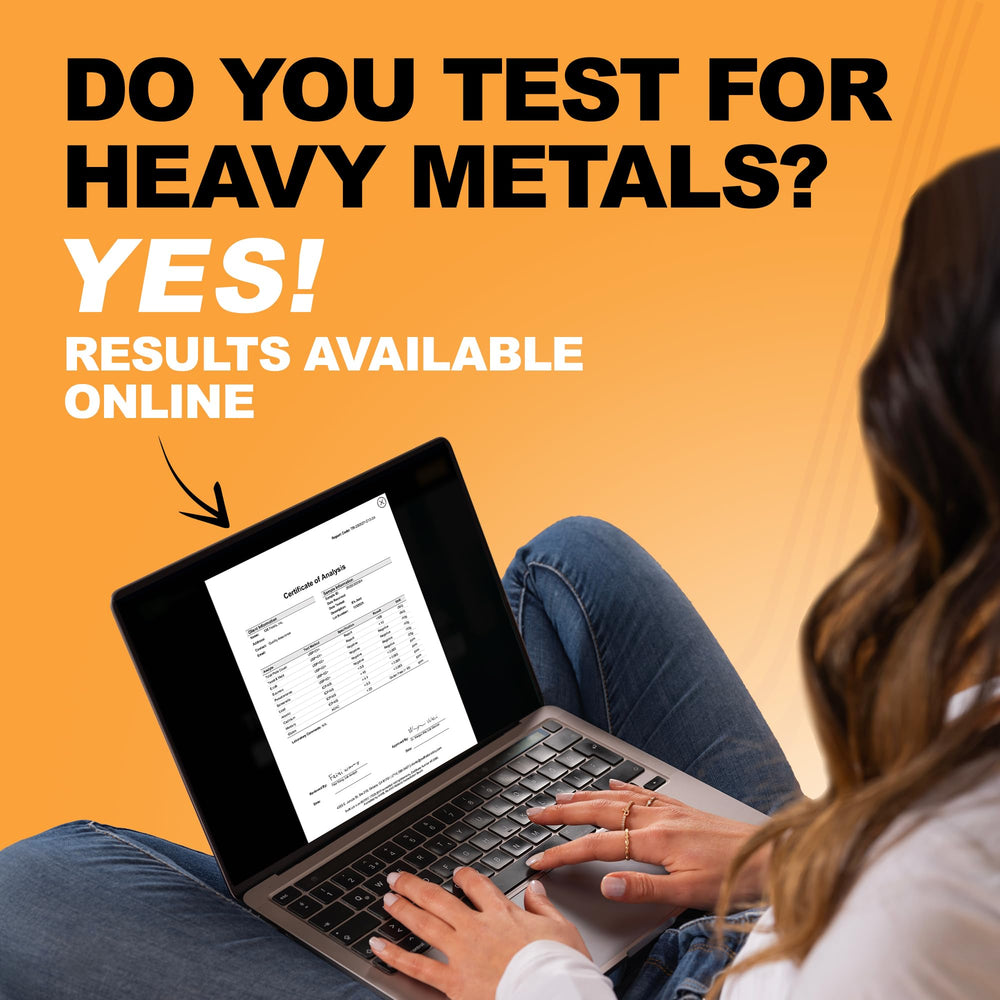 Third-party lab tested seal on box