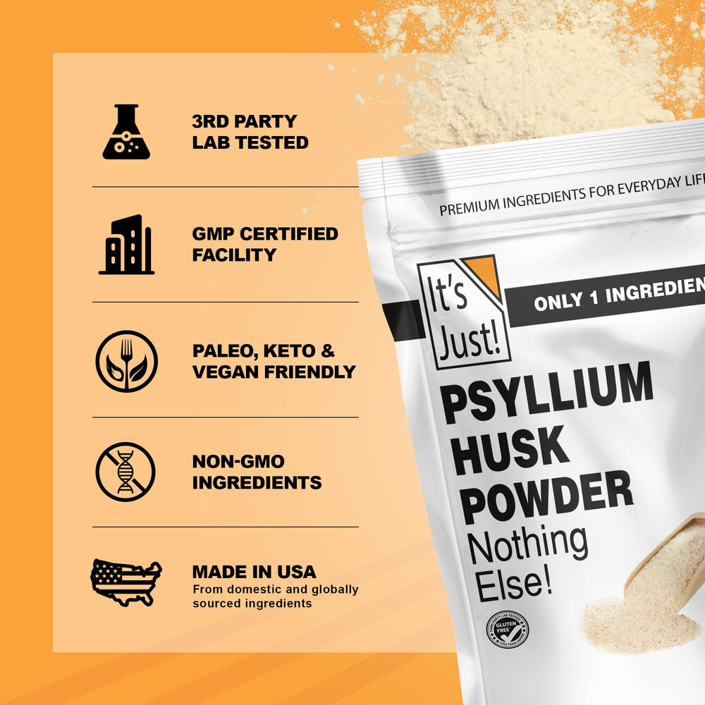 Keto baking texture comparison with psyllium powder