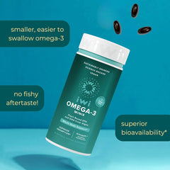 Illustration of algae-based EPA and DHA for Iwi Omega-3