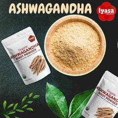 Scoop of Iyasa Ashwagandha powder