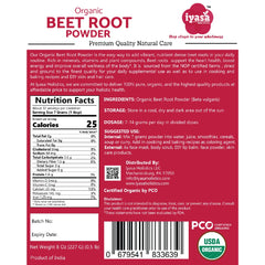 Beet powder in smoothie bowl