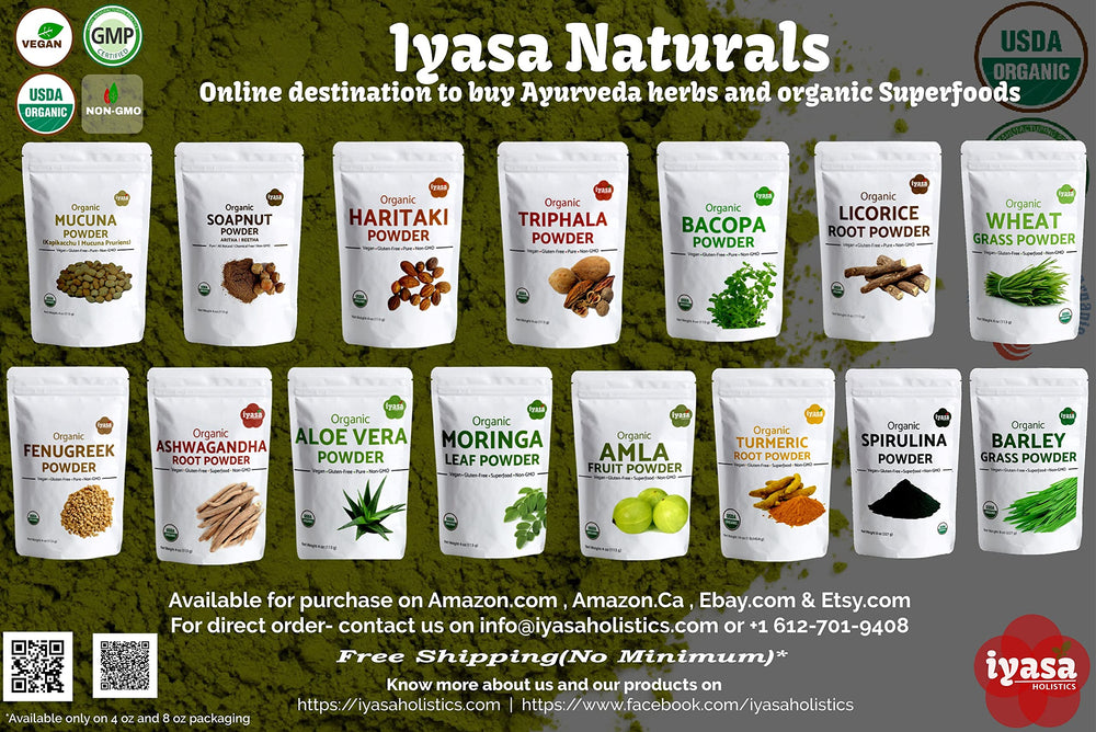 Eco-friendly packaging of Iyasa Chamomile Powder